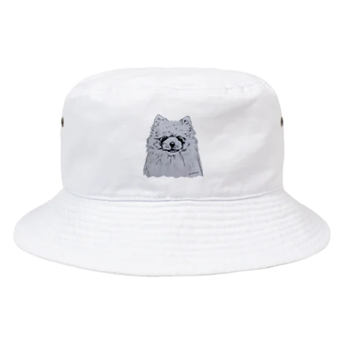 ポメラニアン　アート犬 Bucket Hat