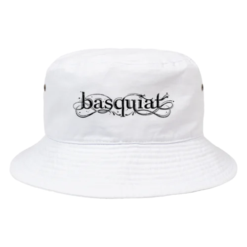 basquiat white Bucket Hat