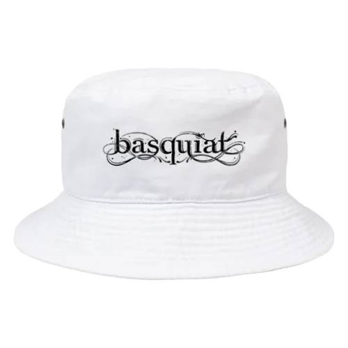 basquiat white バケットハット