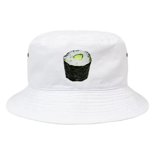 お寿司_巻き寿司_かっぱ巻き_230618_999999 Bucket Hat