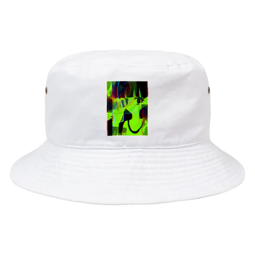 ラグランメガネ Bucket Hat