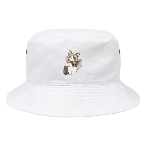 ラグドールのレオくん Bucket Hat