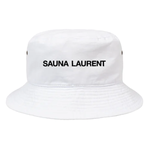 SAUNA LAURENT-サウナローラン-黒ロゴ Bucket Hat