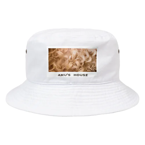 プードルもふもふスクエア Bucket Hat