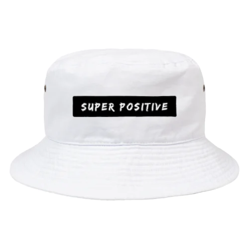 SUPER POSITIVEシンプル Bucket Hat