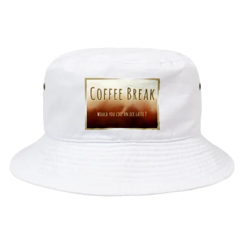 Coffee Break -ice latte- バケットハット