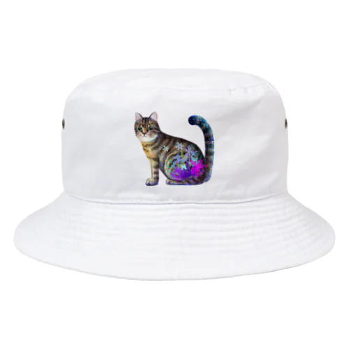 猫 キジトラ Bucket Hat