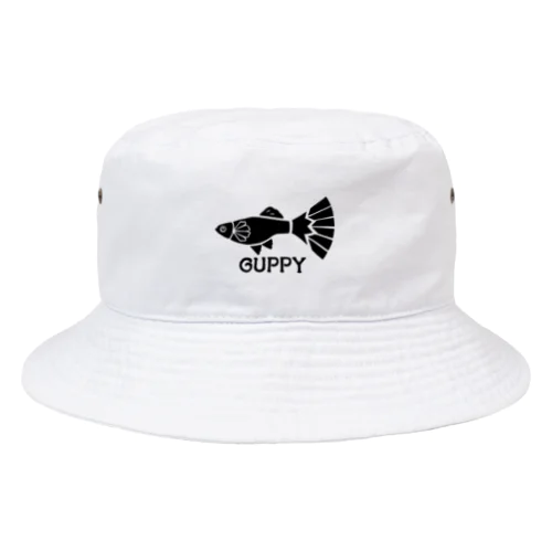 グッピー　メス・ブラック Bucket Hat