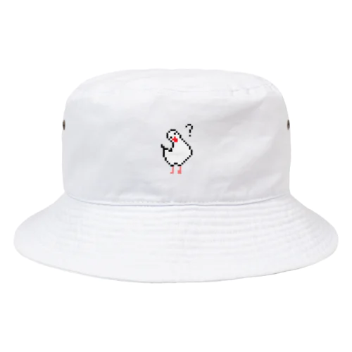 白文鳥のチョキグッズ（仮） Bucket Hat