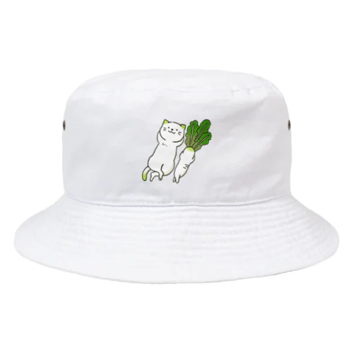 セクシー大根にゃんこ Bucket Hat