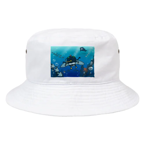 セミマリン&海のなかまたち Bucket Hat