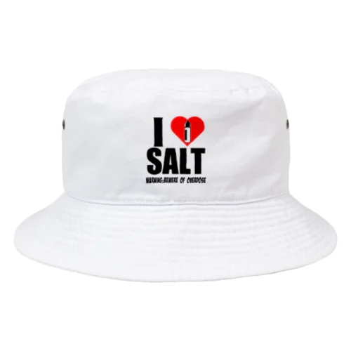 I LOVE SALT(白) バケットハット