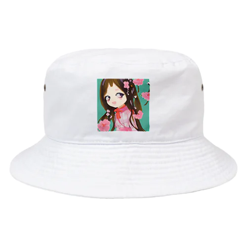 かわいい　女の子 Bucket Hat