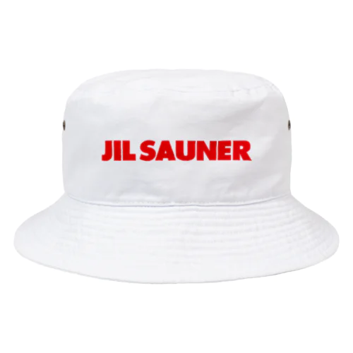 JIL SAUNER-ジルサウナー-赤ロゴ Bucket Hat