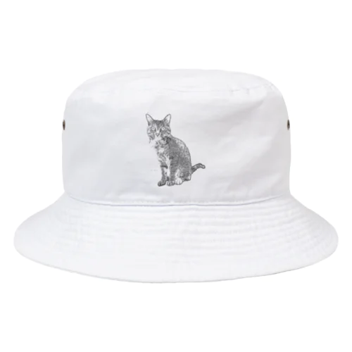 ねこねこ Bucket Hat