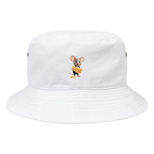 チーズ大好き！ネズミのミース君 Bucket Hat