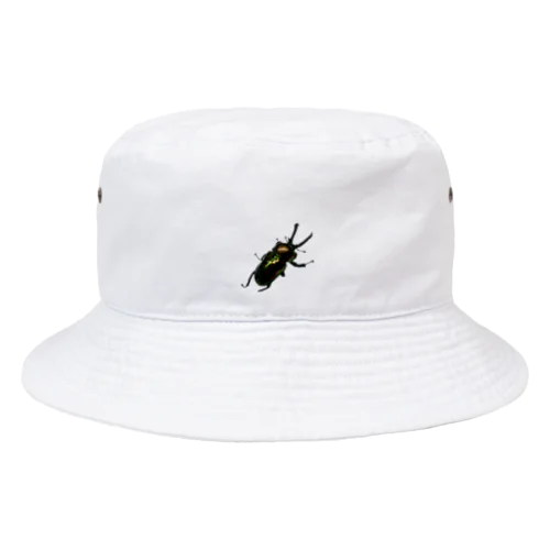 「帽子にニジイロクワガタ付いてるよ？」 Bucket Hat