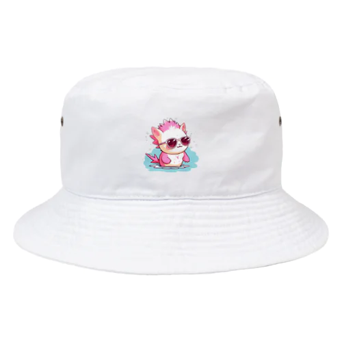 サングラスをかけているウーパールーパー Bucket Hat