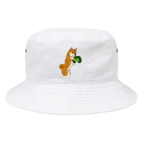 パンプアップ柴Hachi（ブロッコリーver） Bucket Hat