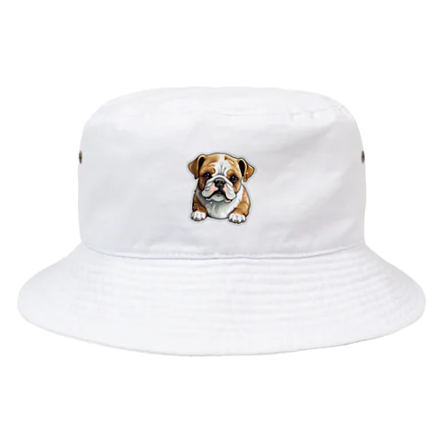 ブルドッグ Bucket Hat