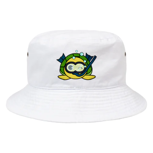 シュノーケリング亀ちゃん Bucket Hat