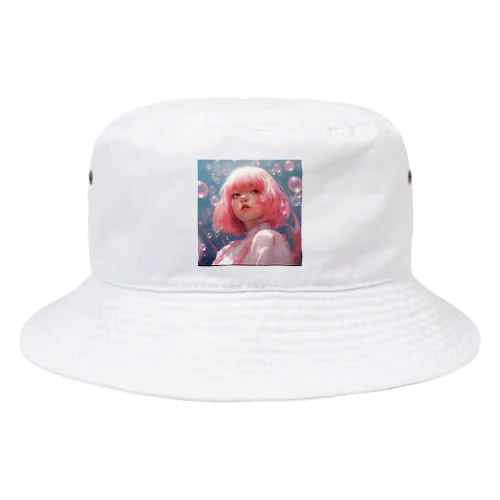 ピンクな女子 Bucket Hat