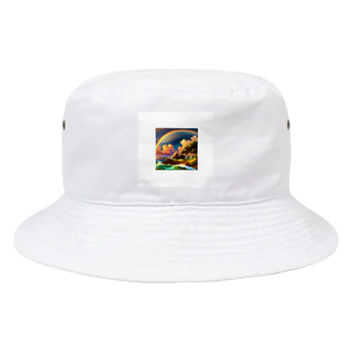 海と虹 Bucket Hat