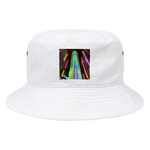 空に輝く星たちのように美しく光り輝くシティー Bucket Hat