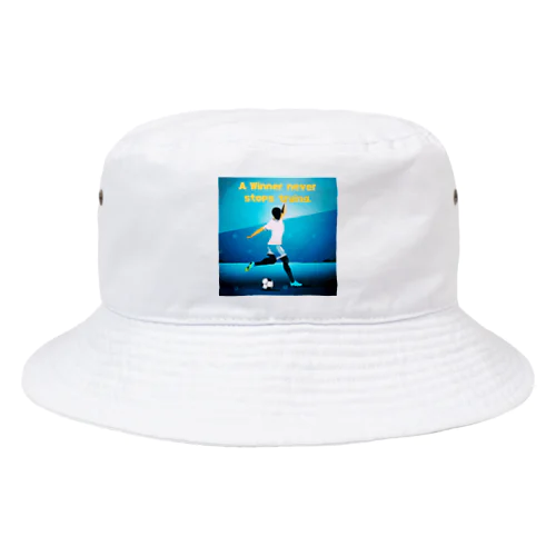 A Winner never stops trying. Bucket Hat