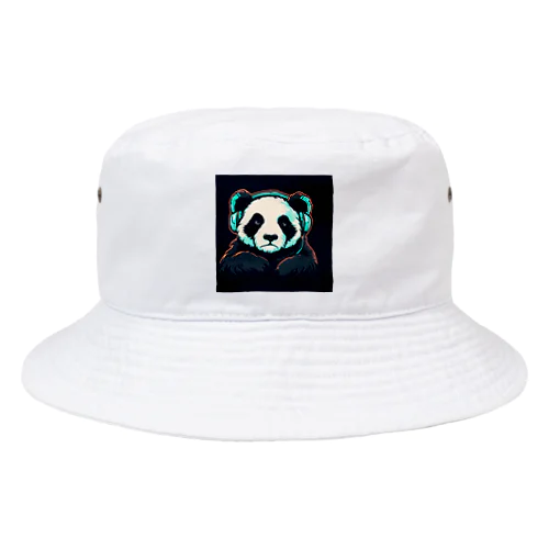 Headphones & Pandas（ヘッドホン & パンダ） Bucket Hat