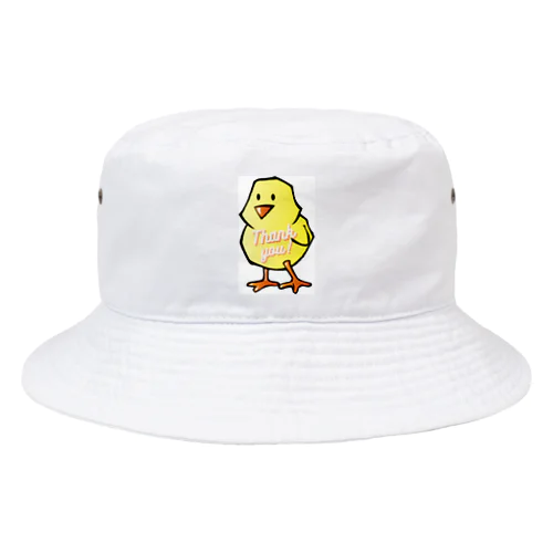 ひよこのイラストグッズ Bucket Hat