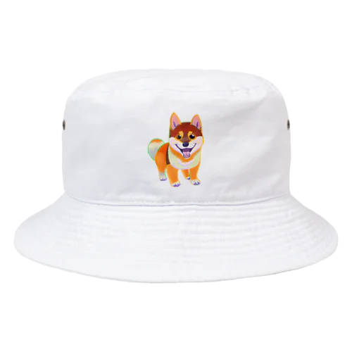 しば犬　ポチ公 Bucket Hat