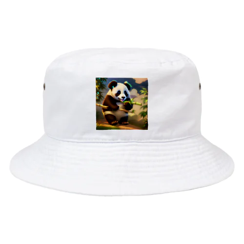 ふわふわパンダ Bucket Hat