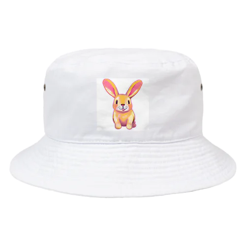 笑顔がかわいいウサギ Bucket Hat