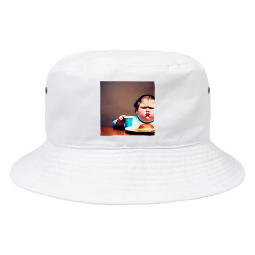 ふとったこども Bucket Hat