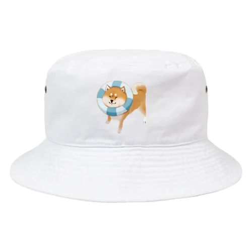 うきわすっぽりわんちゃん Bucket Hat