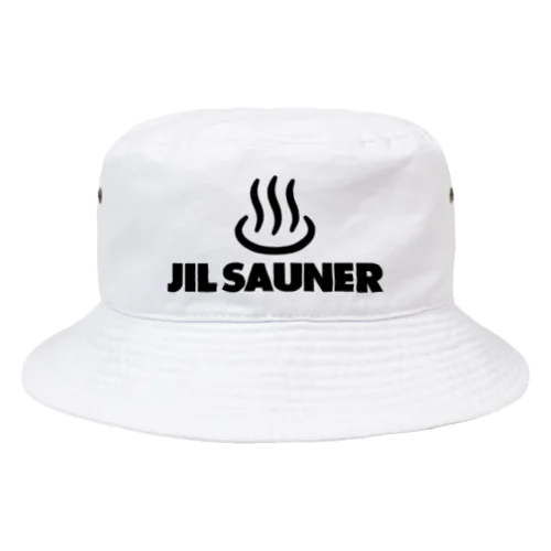 JIL SAUNER-ジルサウナー-温泉・銭湯マークロゴ Bucket Hat
