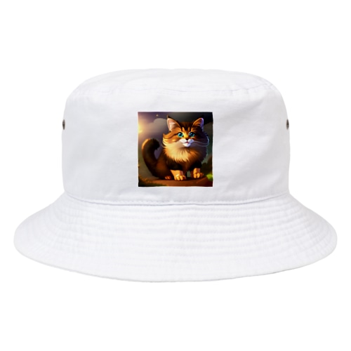 かわいい猫のイラストグッズ Bucket Hat
