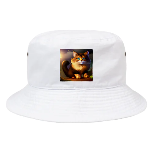 かわいい猫のイラストグッズ Bucket Hat