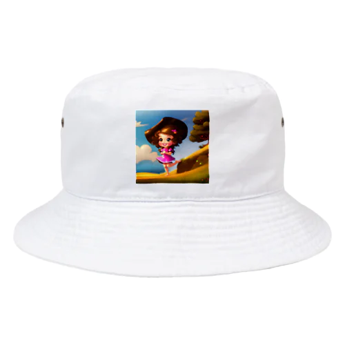 ハッピーガール Bucket Hat