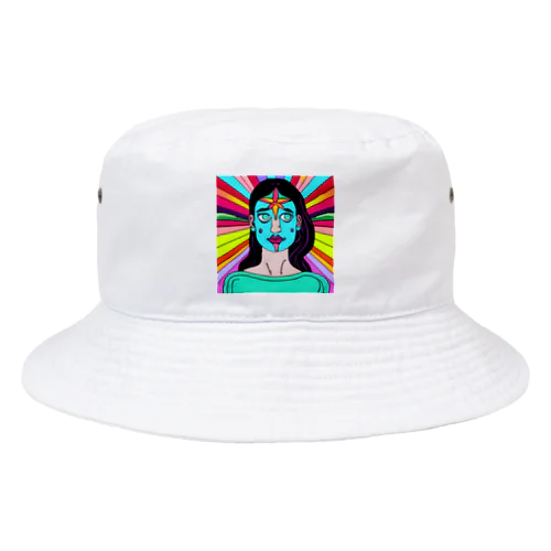 サイケ女子 Bucket Hat