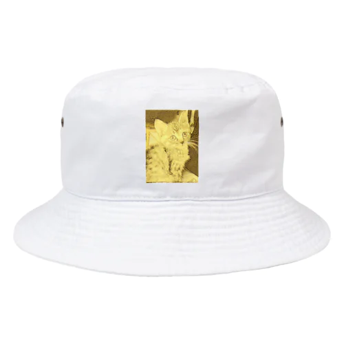 キラキラネコ Bucket Hat