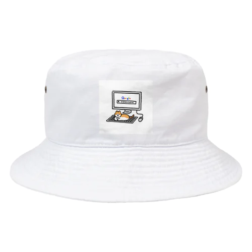 パソコン落ちつくにゃん Bucket Hat