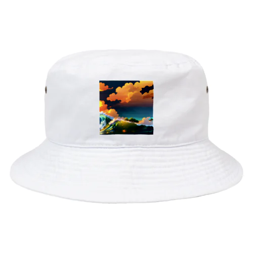 海！朝日！ Bucket Hat