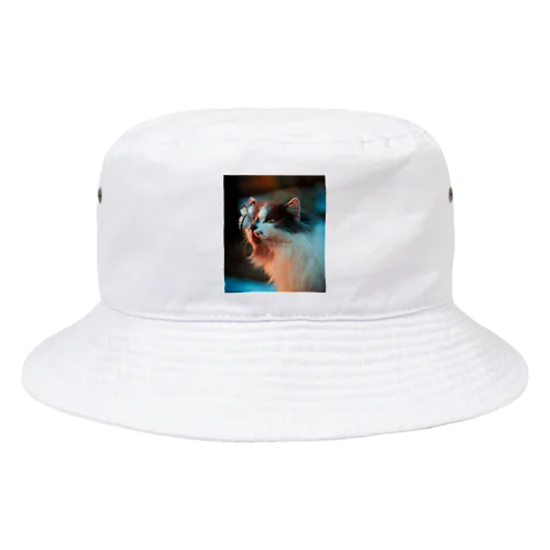 猫と蝶の友情 Bucket Hat