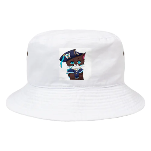 海賊うみ猫ちゃん Bucket Hat