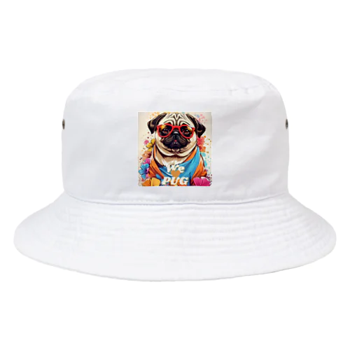 We♥PUG　色彩（パグ大好き！） Bucket Hat