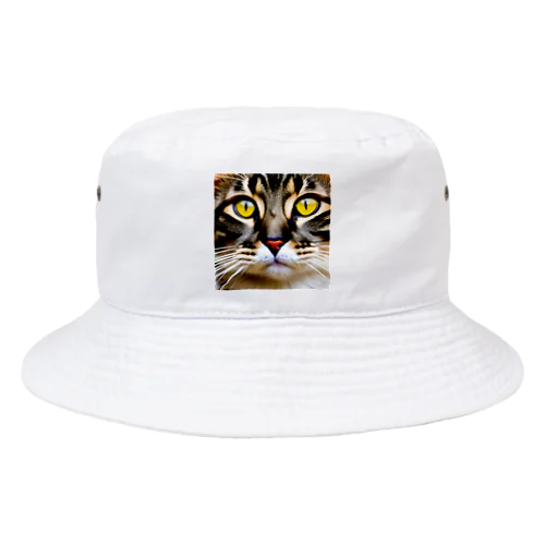 ドアップな猫！ Bucket Hat