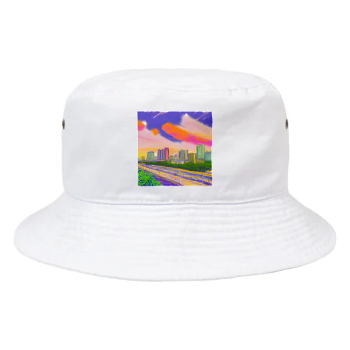 水彩のマニラグッズ Bucket Hat