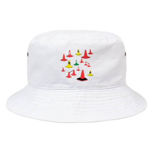 もりもり三角コーン Bucket Hat